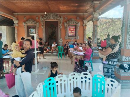 Kegiatan Posyandu Bakti Kumara Banjar Dinas Pangkungparuk,tanggal 08 Oktober 2026